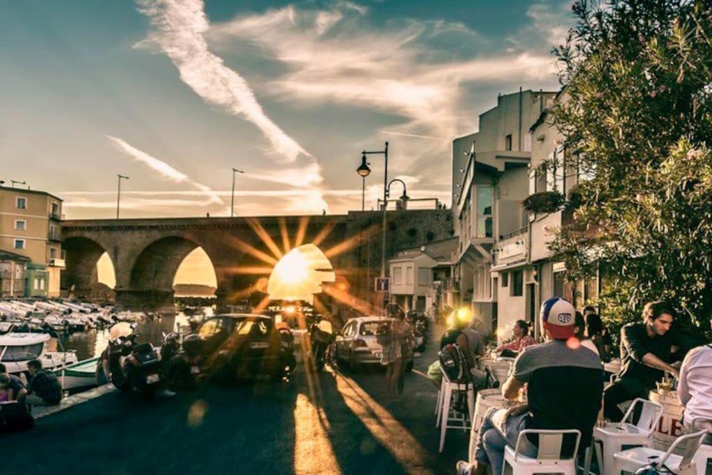 Superbe Logement Au Vallon Des Auffes Marselha Exterior foto